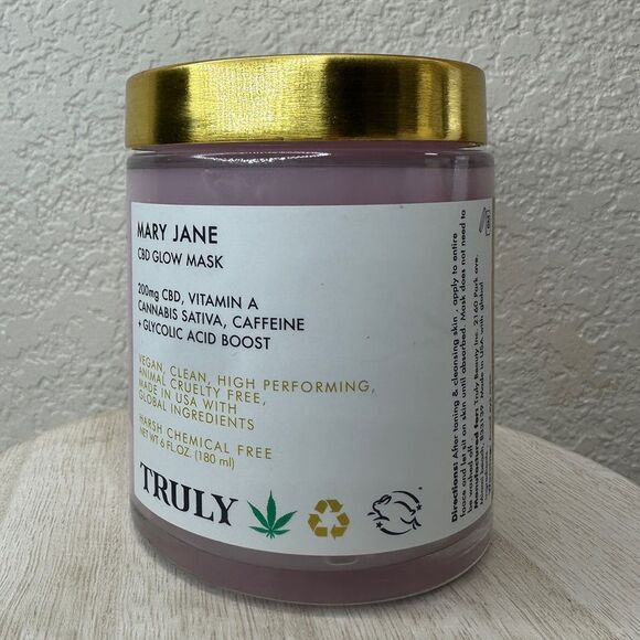 TRULY Other - $23 🌙 Truly Beauty Mary Jane FACIAL Glow Mask NEW RARE + Caffeine Depuffing